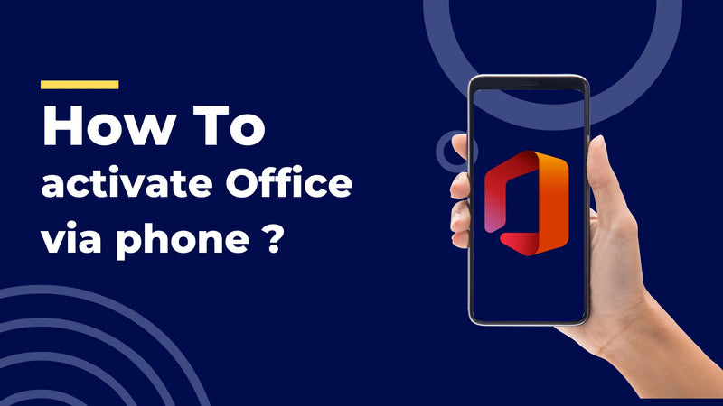 How To Activate Microsoft Office Application by phone?