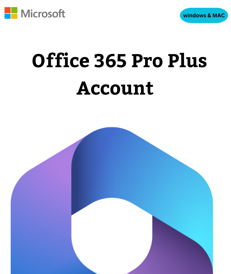 Microsoft Office 365 Professional 5PC Lifetime Account Global