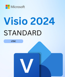 Visio 2024 Standard LTSC – Clave de licencia de por vida para 3 dispositivos